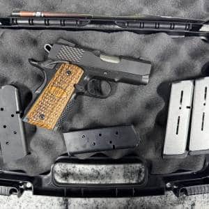KIMBER ULTRA RAPTOR II 3.2" 45ACP 7+1 4-MAGS ORIGINAL CASE BLACK USED KU222343
