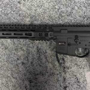BG DEFENSE CO M4 SPR 16" 5.56 NO-MAG/CASE/BOX GRAY USED M4-02639