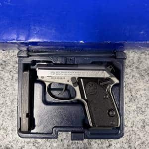 BERETTA 3032 TOMCAT INOX .32 ACP 2.4" 7+1 2-MAGS ORIGINAL CASE INOX USED DAA398859
