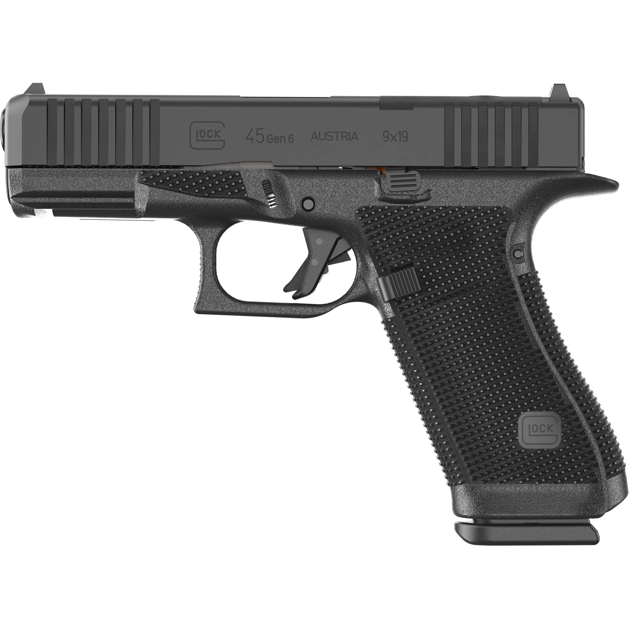 GLOCK 45 GEN 6 9MM 17+1 3MAGS 4.02" BLACK