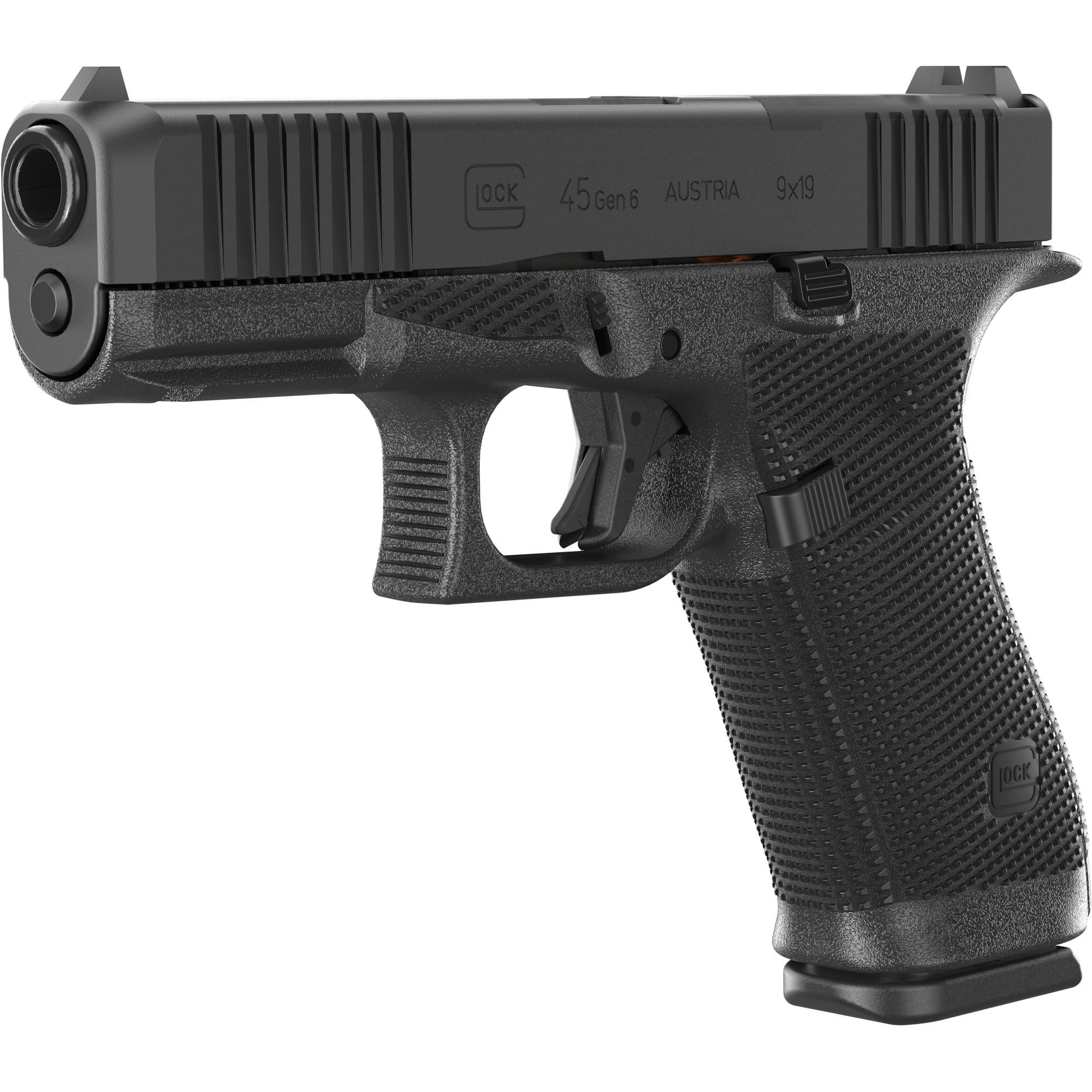 GLOCK 45 GEN 6 9MM 17+1 3MAGS 4.02" BLACK - Image 3