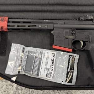 SPRINGFIELD ARMORY SAINT 5.56" 16" MID-LENGTH ORIGINAL CASE&BOX 1-MAG NEVER FIRED/USED BLACK USED ST124360