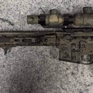 DANIEL DEFENSE DDM4V7 16" 5.56 NO-MAG/CASE/BOX MBUS PRO MBT RADIAN CH/SFTY RATTLECAN PAINT USED DDM4305941