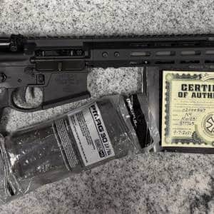 NOVESKE RIFLEWORKS N4 RIVAL 17" 5.56 1-MAG NO-BOX/CASE NEVER FIRED BLACK USED M01231