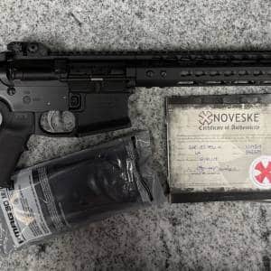 NOVESKE RIFLEWORKS N4 INFIDEL 16.4" PINNED 5.56 1-MAG NO-BOX/CASE BLACK USED N19319