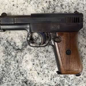 MAUSER 1910 6.35 .25ACP 3.1" 8+1 1-MAG NO-BOX/CASE BLACK USED 293535