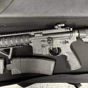 FRANKLIN ARMORY SBR W/ COLT MONOLITHIC 10.3" UPPER 5.56 2-MAGS SOFT CASE RARE BREED FRT BLACK USED A-37025
