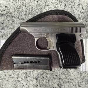 STERLING ARMS STERLING 22LR 2.25" 2-MAGS 6+1 POUCH NO-BOX/CASE SILVER USED E58698