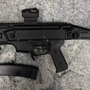 CZ SCORPION EVO 3 S1 9MM 7.72" 30+1 PISTOL 1-MAG NO-BOX/CASE ROMEO 5 RED DOT BLACK USED F406767