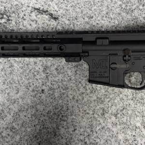 MIDWEST INDUSTRIES SENTINEL CONCEPTS MI-15F 223 WYLDE 16" NO-MAG/CASE/BOX BLACK USED MI-000588F