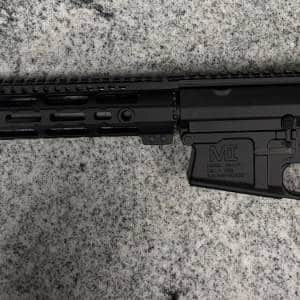 MIDWEST INDUSTRIES MI-10F 308 WIN 18" NO-MAG/CASE/BOX BLACK USED MWI-00220