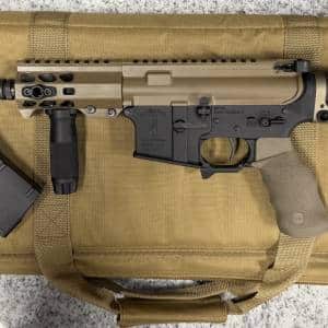 SAFETY HARBOR FIREARMS SHF15 SBR 4.75" 5.56 2-MAGS SOFT CASE FDE/BLACK RARE BREED FRT USED SHF00344