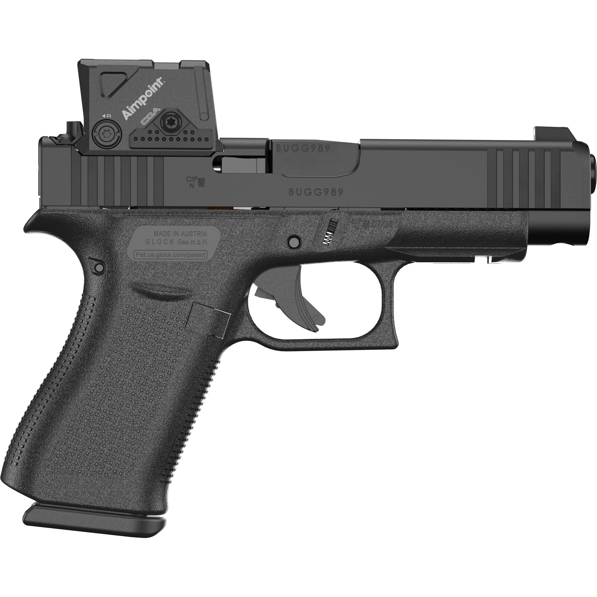 GLOCK 48 COA MOS BLUE LABEL 9MM 15+1 2-MAGS 4.17" AIMPOINT COA OPTIC BLACK - Image 2