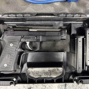 LANGDON TACTICAL BERETTA 92G ELITE 4.7" 9MM 18+1 3-MAGS ORIGINAL CASE BLACK USED LTT008481