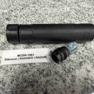 RUGGED RAZOR 7 7.62 NO-BOX/CASE W/ FLASH HIDER BLACK USED MCBR-7861