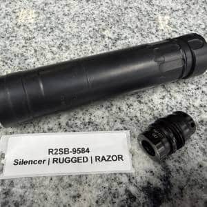 RUGGED RAZOR 5 5.56 NO-BOX/CASE W/ M2 BRAKE BLACK USED R2SB-9584