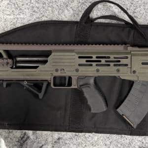 NORINCO SKS 7.62X39MM 20.5" RIFLE IN BULLPUP CHASSIS 1-MAG SOFT CASE PAINTED USED 804894