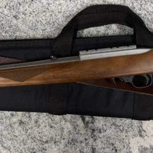 RUGER 10/22 22" 22LR 10+1 1-MAG WITH SOFT CASE STAINLESS/WOOD USED 823-56415