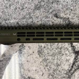 AERO PRECISION M4E1 COMPLETE UPPER WITH BCG/CH 16" 5.56 NO-BOX/CASE OD GREEN USED AEROODGCOMPLETEUPPERUSED