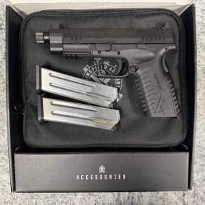 SPRINGFIELD ARMORY XDM-10 ELITE OSP 10MM 5.3" THREADED 15+1 2-MAGS ORIGINAL CASE/BOX BLACK USED AT222285