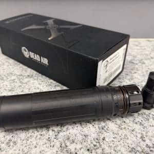 DEAD AIR SANDMAN X 7.62 WITH KEYMO MUZZLE DEVICE AND MOUNT ORIGINAL BOX BLACK USED SMX-318557